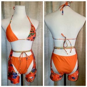 Orange bikini